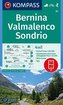 Bernina, Valmalenco, Sondrio 1:50 000 / turistická mapa KOMPASS 93