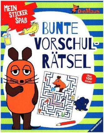 Mein Sticker Spaß Die Maus: Bunte Vorschulrätsel