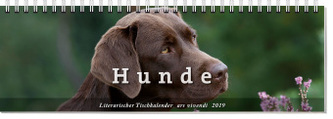 Literarischer Tischkalender Hunde 2019