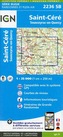 IGN Karte, Serie Bleue Saint Cere Sousceyra