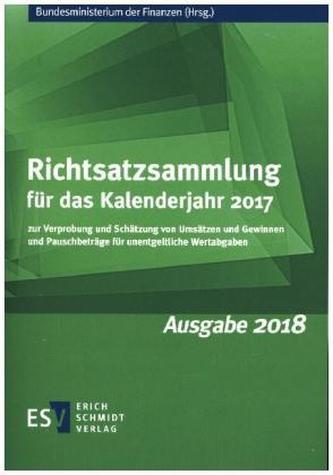 Richtsatzsammlung für das Kalenderjahr 2017