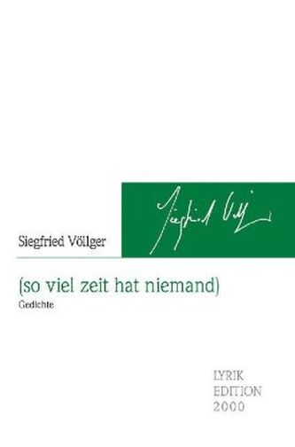 (so viel zeit hat niemand)