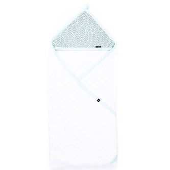 Dětská osuška Womar 80x80 lístky mátová