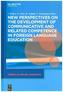 New Perspectives on the Development of Communicative and Related Competence in Foreign Language Education