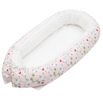 Hnízdečko pro miminko New Baby Ptáčci růžová