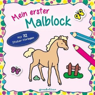 Mein erster Malblock - Fohlen
