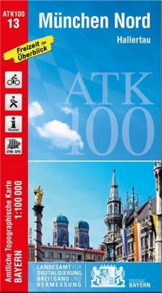 ATK100-13 München Nord (Amtliche Topographische Karte 1:100000)