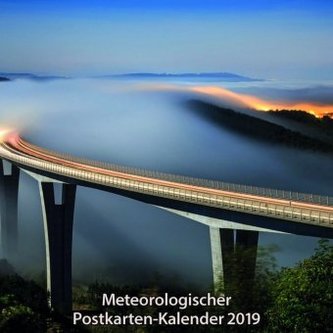 Meteorologischer Postkarten-Kalender 2019