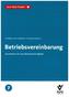 Die Betriebsvereinbarung