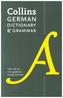 Collins German Dictionary & Grammar in Colour
