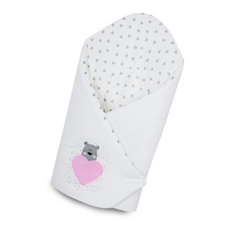 Zavinovačka s výztuží Belisima Bear in love růžová