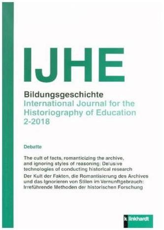 IJHE Bildungsgeschichte - International Journal for the Historiography of Education
