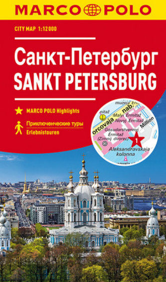 MARCO POLO Citymap Cityplan Sankt Petersburg 1:12000