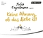 Keine Ahnung, ob das Liebe ist, 1 Audio-CD