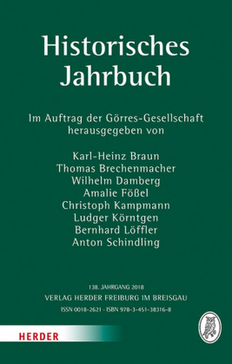 Historisches Jahrbuch. Jg.138