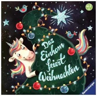 Das Einhorn feiert Weihnachten