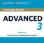 Cambridge English Advanced 3, 3 Audio-CDs