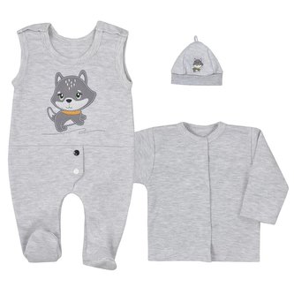 3-dílná dětská souprava Koala Doggy - velikost 62 (3-6m)