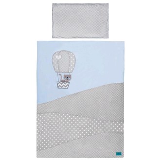 3-dílné ložní povlečení Belisima Balón 90/120 modré