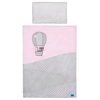 6-dílné ložní povlečení Belisima Balón 90/120 růžové