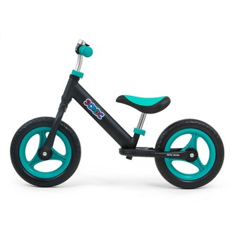 Dětské odrážedlo kolo Milly Mally Sonic Black-Mint