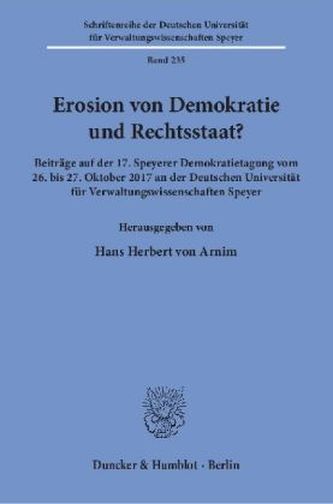 Erosion von Demokratie und Rechtsstaat?