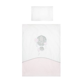 5-dílné ložní povlečení Belisima Ballons 100/135 růžové