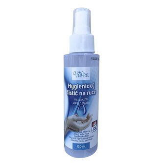 Hygienický čistič na ruce na bázi alkoholu s obsahem glycerinu a jitrocele 120 ml