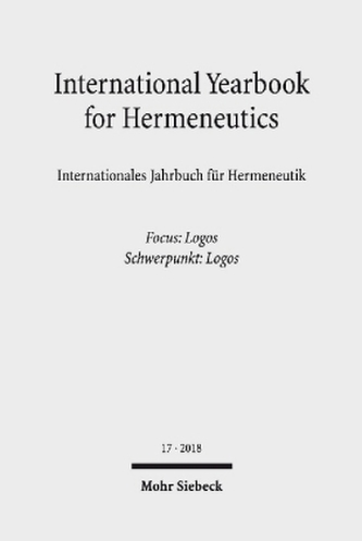International Yearbook for Hermeneutics/Internationales Jahrbuch für Hermeneutik