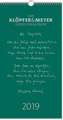 Der Klöpfer & Meyer Gedichtekalender 2019