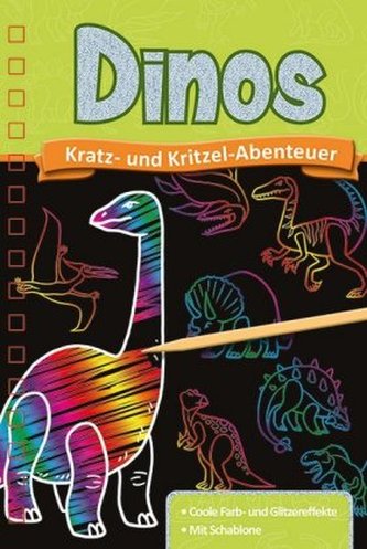 Kratzbuch: Dinos