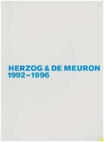 Herzog & de Meuron 1992-1996. Bd.3