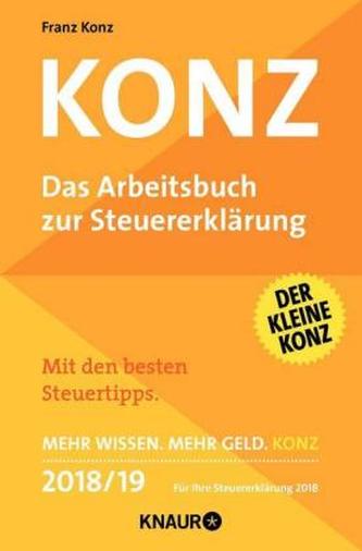Konz, Das Arbeitsbuch zur Steuererklärung 2018/19