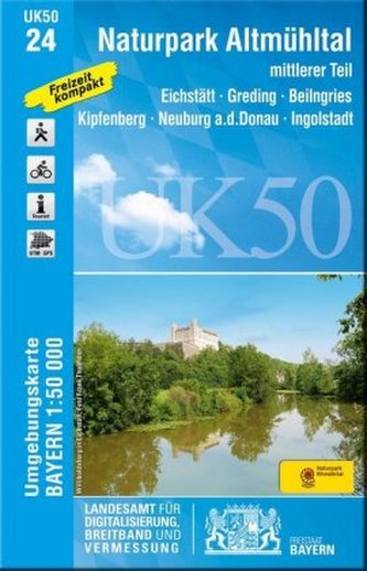UK50-24 Naturpark Altmühltal mittlerer Teil