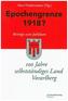 Epochengrenze 1918?