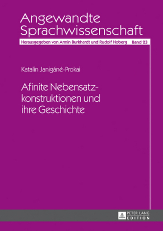 Afinite Nebensatzkonstruktionen und ihre Geschichte