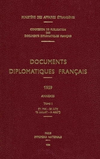 Documents diplomatiques français Documents diplomatiques français