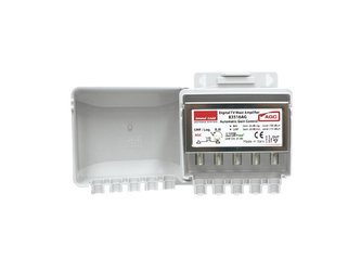 Předzesilovač anténní Emme Esse 83516AG, na stožár, +20dB, VHF+UHF s AGC, filtr LTE