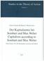 Der Kapitalismus bei Sombart und Max Weber - Capitalism according to Sombart and Max Weber
