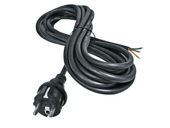 Flexo šňůra gumová 3x2,5mm 5m černá