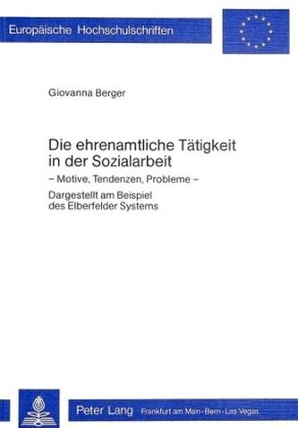 Die ehrenamtliche Tätigkeit in der Sozialarbeit
