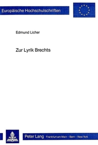 Zur Lyrik Brechts
