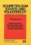 Die Rechtsnatur der Übereinkommen der Internationalen Arbeitsorganisation