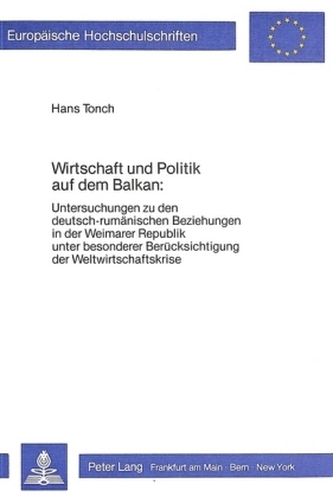 Wirtschaft und Politik auf dem Balkan: