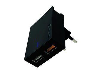 Adaptér síťový SWISSTEN QC 3.0 23W ČERNÝ