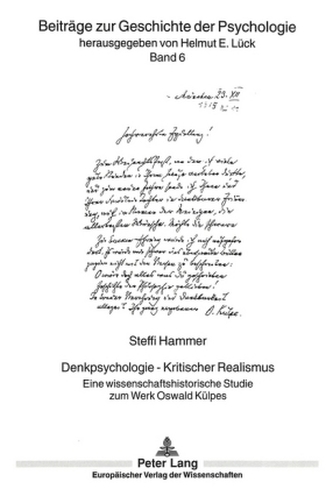 Denkpsychologie - Kritischer Realismus