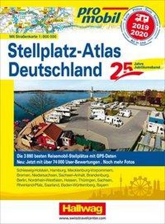 Promobil Stellplatz-Atlas Deutschland 2019/2020 Jubiläumsausgabe