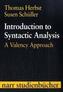 Introduction to Syntactic Analysis