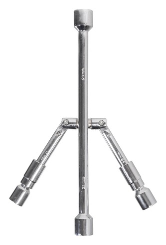 Klíč na kola COMPASS 17-19/21-23mm TÜV, GS