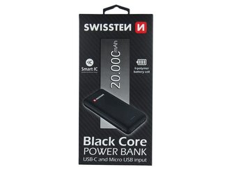 PowerBank SWISSTEN BLACK CORE 20000mAh